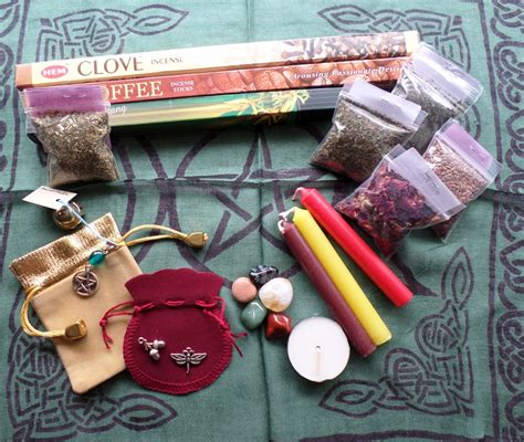 Invest in wiccan supplies